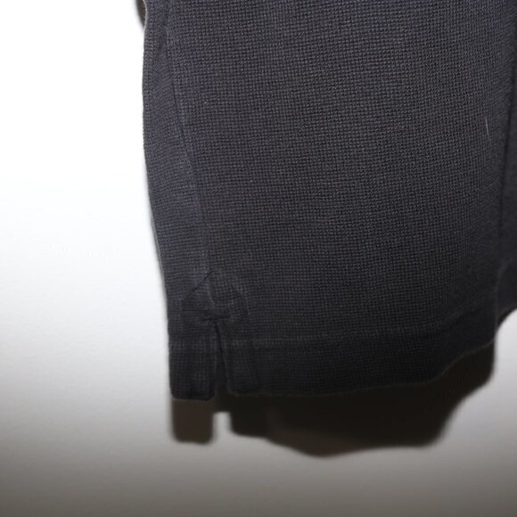 𝅺CHAPS Ralph Lauren Shirt Men's Polo Button Collared Short Sleeve Black - Picture 4 of 5